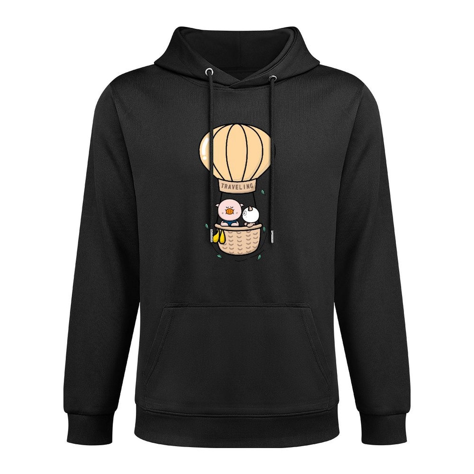 Oversized Essential Front Graphic Hoodies